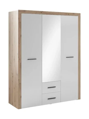 Šatní skříň 3D2S LODOSA dub artisan/bílá Aktuální