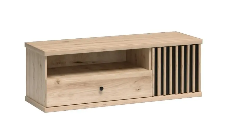 Poslední Šance Televizní stolek 1D1S BARBUS dub artisan/černá