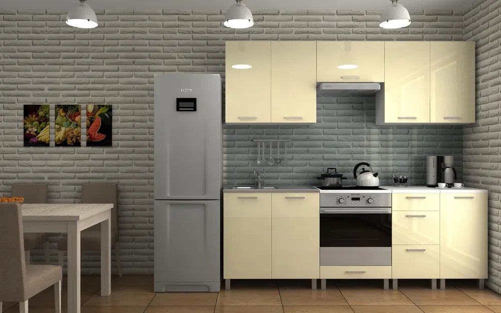 Autentický Kuchyňská linka Dalliance MDR 220 vanilka lesk