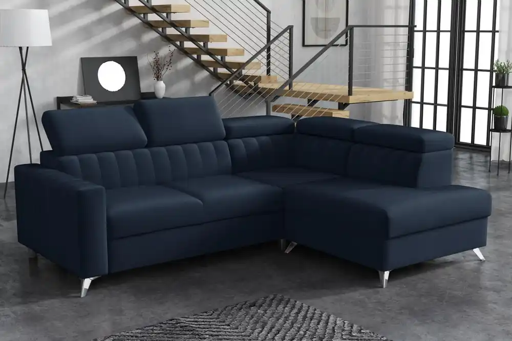 Nejlepší Cena Sedací souprava Mildred Premium III pravá tmavě modrá