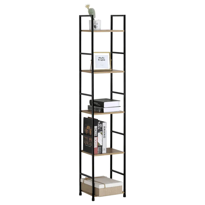 Regál, mdf, hnědá, GD-215 OAK Cenově Výhodný