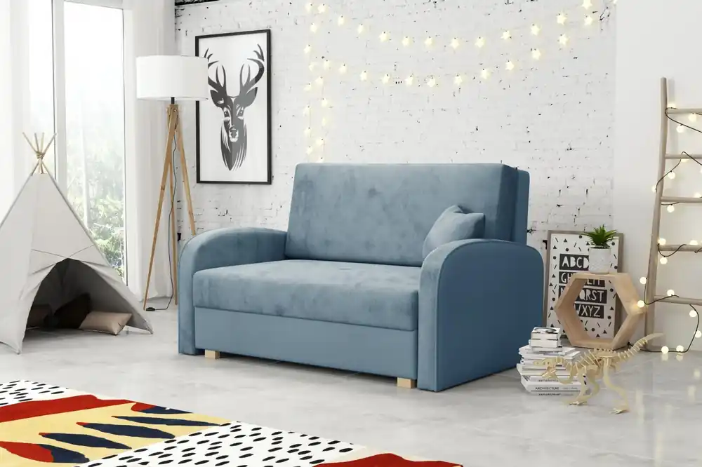 Nová Kolekce Rozkládací křeslo Vivian Soft II - modrá