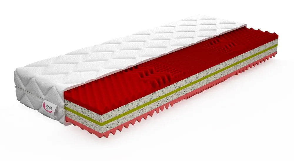 Pěnová matrace BEJA 18 180x200 cm potah Snow Bezpečná Platba