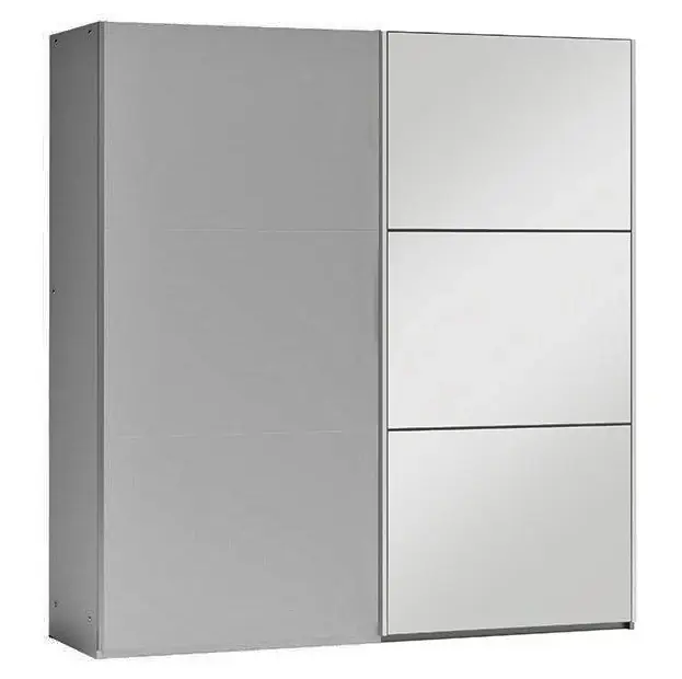 Šatní skříň VALERIANO 200 platinum/platinum Nejlepší Volba