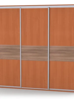 ONYX 3 - třídveřová šatní skříň, dělené dveře, 210 až 270cm x 220/240cm Šířka 210cm, Výška 220cm, Dekor olše Nakupujte Hned