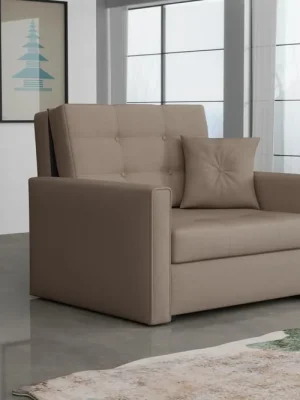 Značkový Rozkládací křeslo Vivian Lux I Soft světle hnědá