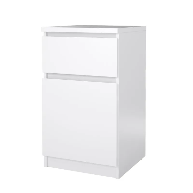 Noční stolek Simplicity 221 bílý lesk Finální Výprodej