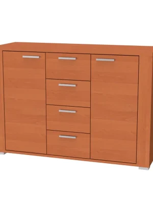 Značkový ADEL 11 - komoda se šuplíky i dvířky, 120x83cm Dekor olše