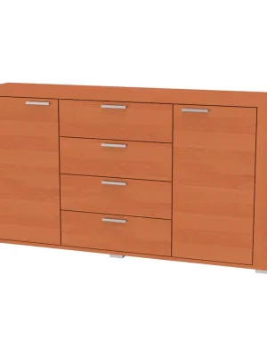 ADEL 8 - komoda velká se zásuvkami a dvířky, 160x83cm Dekor olše Nejlepší Volba