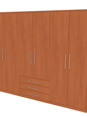 AIDA 1+2+3 - kombinace skříní s rámem 275cm, 275x59x223cm Dekor olše Top Prodej