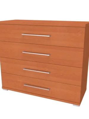 AIDA S - komoda se zásuvkami, 80 až 100cm × 86 × 40cm Šířka 80cm, Dekor olše Víkendová Akce