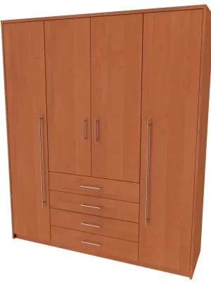 AURA XL - šatní skříň, 181x53x213cm Dekor olše Sezónní Sleva