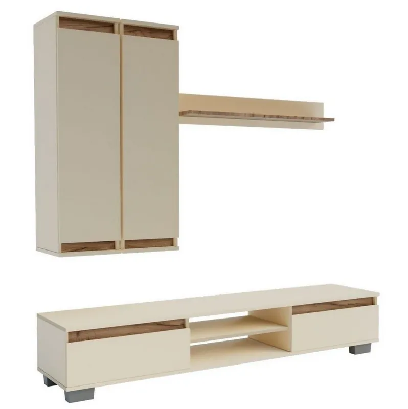 Obývací stěna OHIO satin/dub kraft tabaco Koupit Online