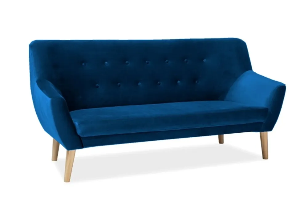 Originální NORDIC 3 čalouněný trojsedák, Bluvel 86/buk