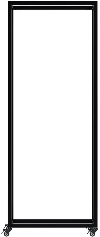 Pouze Dnes Stojan na dřevo Hilta 25x60x150 cm - černá