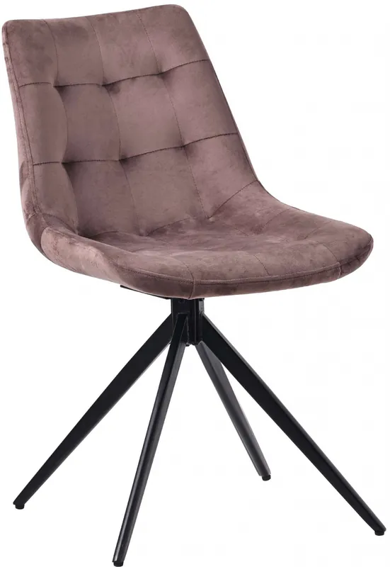 Must-Have Jídelní židle Merna - samet - Hnědá
