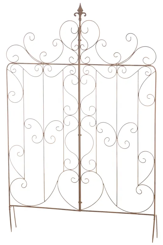 Víkendová Akce Mřížka na popínavé rostliny Mandevilla - 133 x 99 cm - Hnědá antik