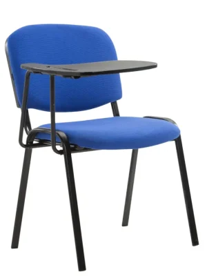 Židle Ken se skládacím stolkem látka - modrá Akce