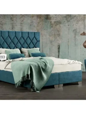Vrácení Zdarma Kontinentální čalouněná postel RHOMBUS boxspring