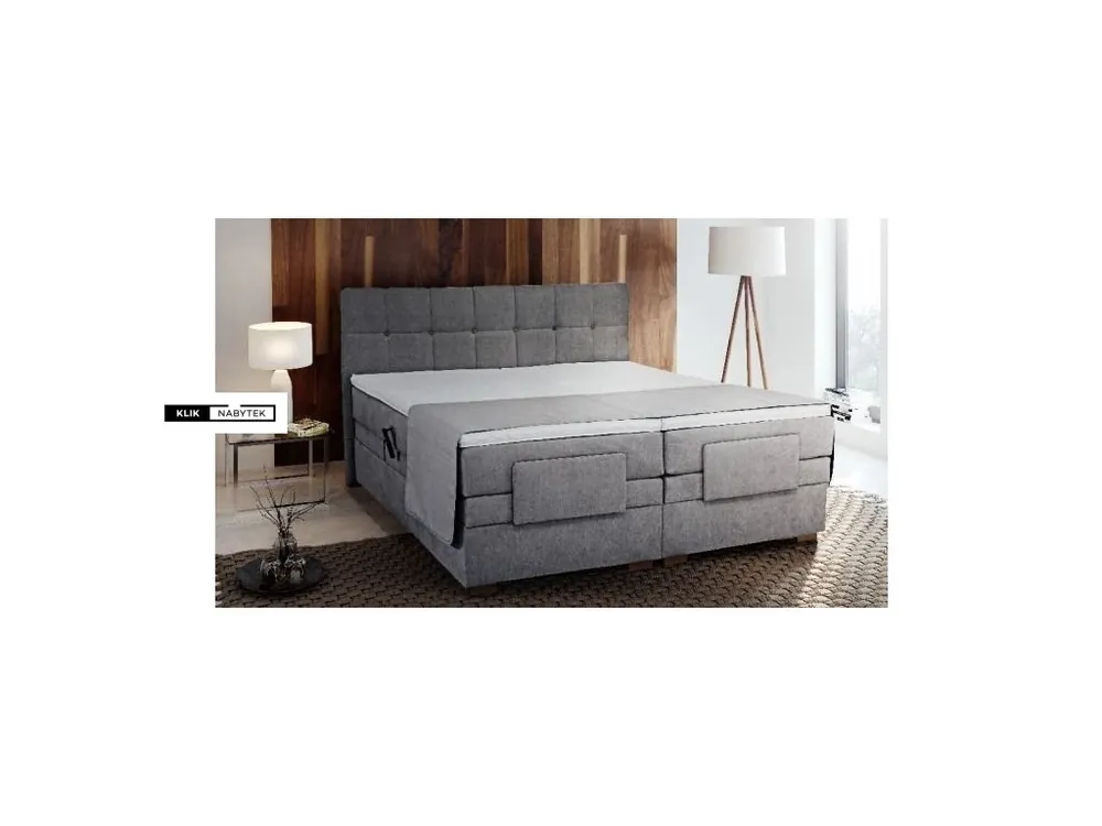 Kup Teď Polohovatelný boxspring SAMARA - dvoulůžko