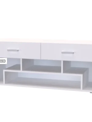 TV stolek LION - bílý lesk, antracit, aj. Oblíbený