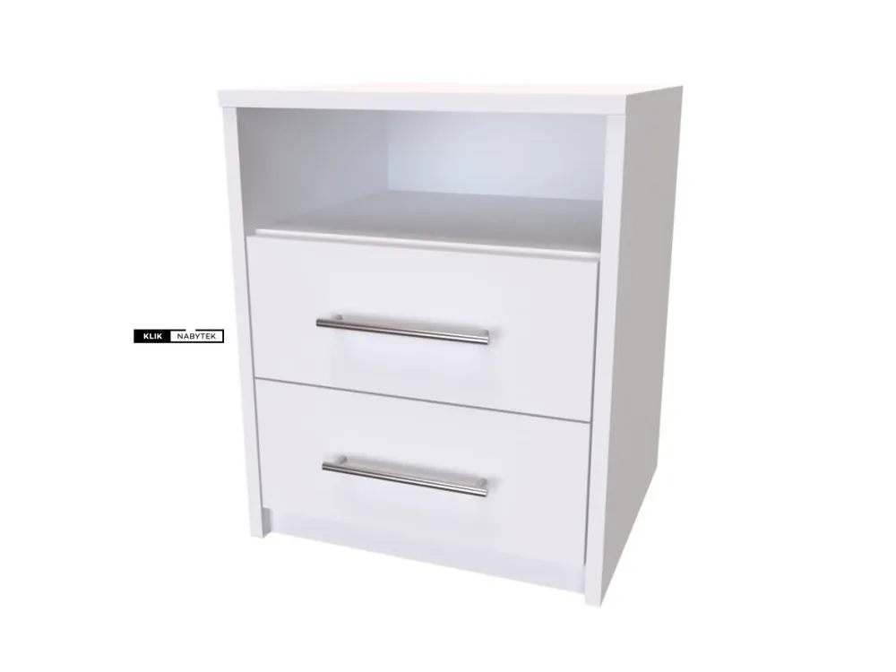 Originální Noční stolek ELITE - bílý lesk, antracit, aj.
