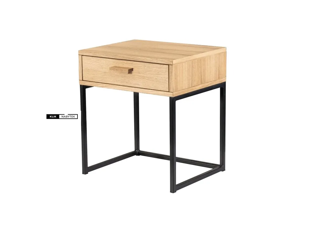 Noční stolek Oak - výška 55 cm Autentický