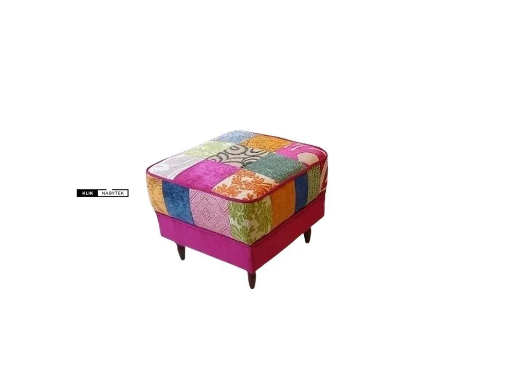 Sleva Taburet Viktor patchwork