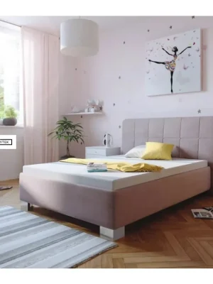 Blanář čalouněná postel KELLY vč. roštů - růžová Značkový