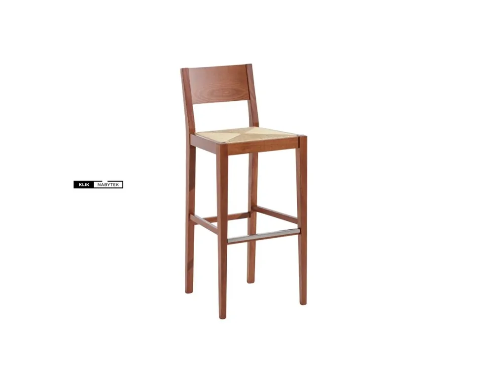 Autentický Designová barová židle DAMA Sgabello 414 - výplet