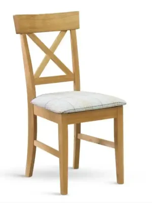 Zlevněný Jídelní židle Stima OAK – dub, nosnost 130 kg, čalouněný sedák, více barev - Sedák lux 6 antracit