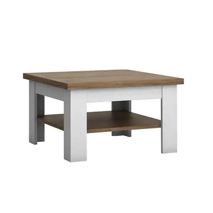 Koupit Online Konferenční stůl PROVANCE — 70x70x53 cm, sosna Andersen/dub lefkas Kondela