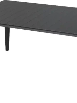 Zahradní plastový stůl LIMA - 157x98 cm, grafit Finální Výprodej