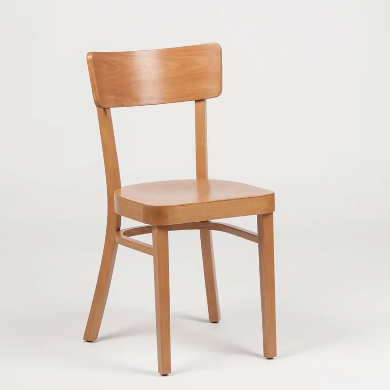 Sezónní Sleva Masivní dřevěná jídelní židle KATE – elegantní retrodesign, více barev Stima - KOSTRA odstín dub