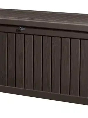 Zahradní box ROCKWOOD box 570L - plast, hnědá, nosnost 220 kg Akce