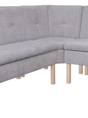 Značkový Rohová lavice Beata – 160x140 cm, více barev, MI-KO - Látky 1 MIKO Friga100Moření MIKO bílá