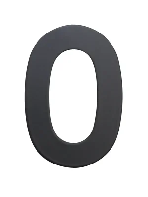 Domovní číslo "0", RN.75L, černá Cenově Výhodný
