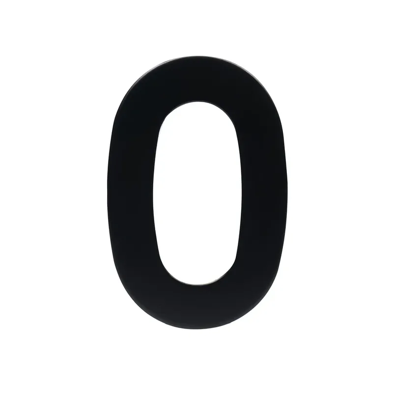 Značkový Domovní číslo "0", RN.95L, černá