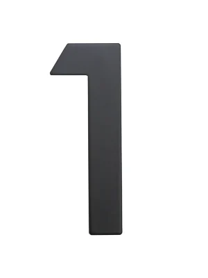 Domovní číslo "1", RN.75L, černá Originální
