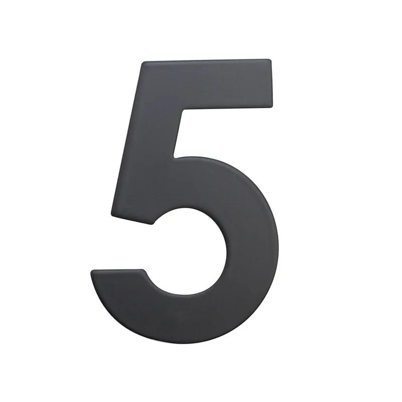 Domovní číslo "5", RN.75L, černá Dokud Zásoby Vydrží