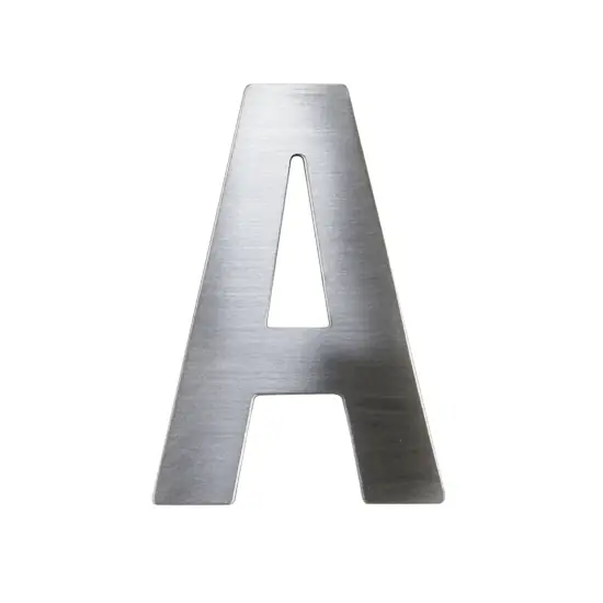 Domovní číslo "A", RN.75L, nerez Oblíbený