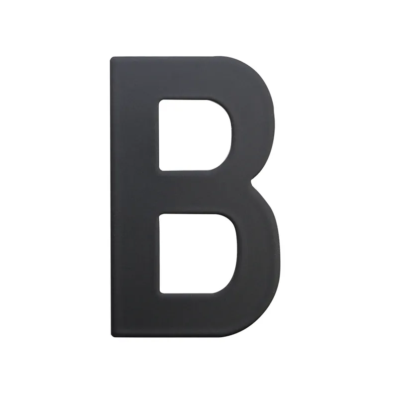 Domovní číslo "B", RN.75L, černá Speciální Cena