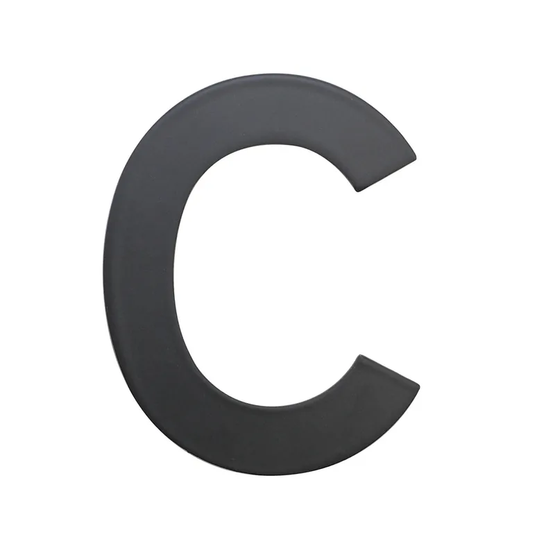Domovní číslo "C", RN.75L, černá Omezená Nabídka