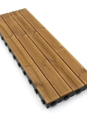 Dřevěná dlažba Linea CombiWood 40 x 118 x 6,5 cm, přírodní dřevo Koupit Online