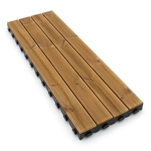 Dřevěná dlažba Linea CombiWood 40 x 118 x 6,5 cm, přírodní dřevo Koupit Online
