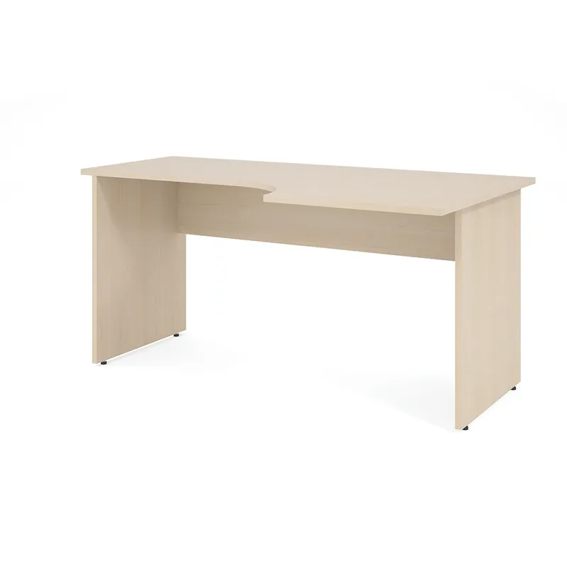 Finální Výprodej Ergonomický stůl Impress 160 x 90 cm, pravý, javor