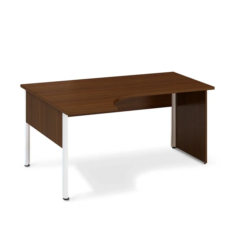 Ergonomický stůl ProOffice A 180 x 120 cm, levý, ořech Levný