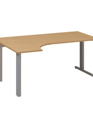 Značkový Ergonomický stůl ProOffice C 180 x 120 cm, levý, buk