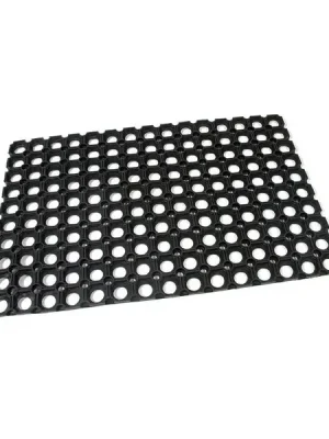 Gumová čisticí rohož Honeycomb 40 x 60 x 1,6 cm, černá Koupit Online