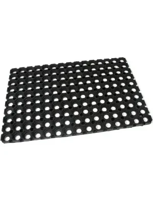 Gumová čisticí rohož Honeycomb 40 x 60 x 2,2 cm, černá Nízká Cena